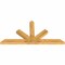 Ekena Millwork Saratoga Rough Sawn Timber Gable Bracket, Western Red Cedar, 84"W x 42"H x 4"D x 6"F, 12/12 Pitch GBW084X42X0406SAR00RWR - alternate 5